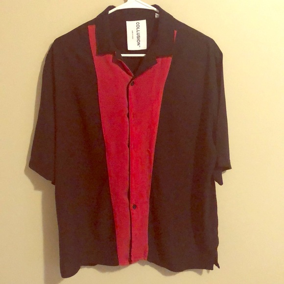 Collusion half sleeve stylish shirt - Picture 1 of 3